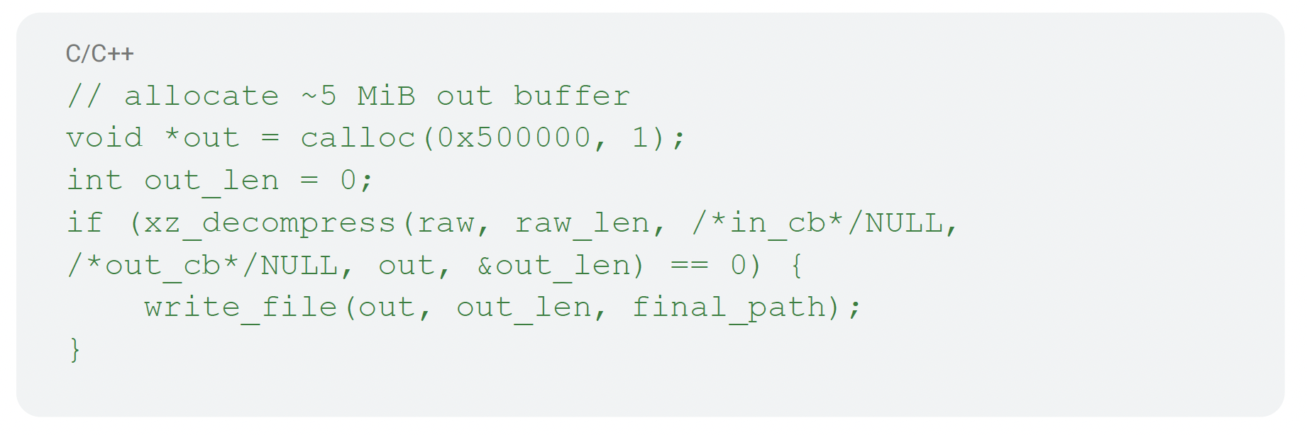 Inflater that inflates to predetermined size.