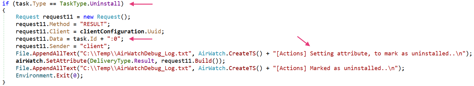 Capture d’écran d’un extrait de code dans un éditeur de texte indiquant une erreur liée à la variable non affectée "client". Le code comprend des éléments types de la programmation C#, tels que l’utilisation de la classe HttpClient et des méthodes asynchrones.