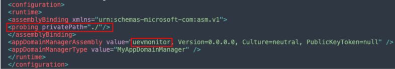 A screenshot of a code snippet showing XML configuration settings. 